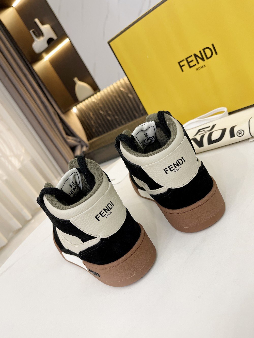 F**di Low Tops In Black For Women