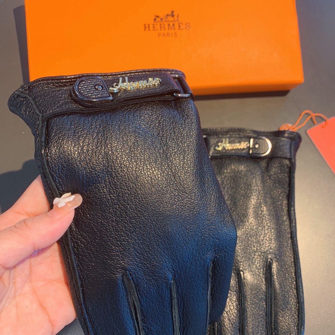 H**me5 Soya Gloves In Black