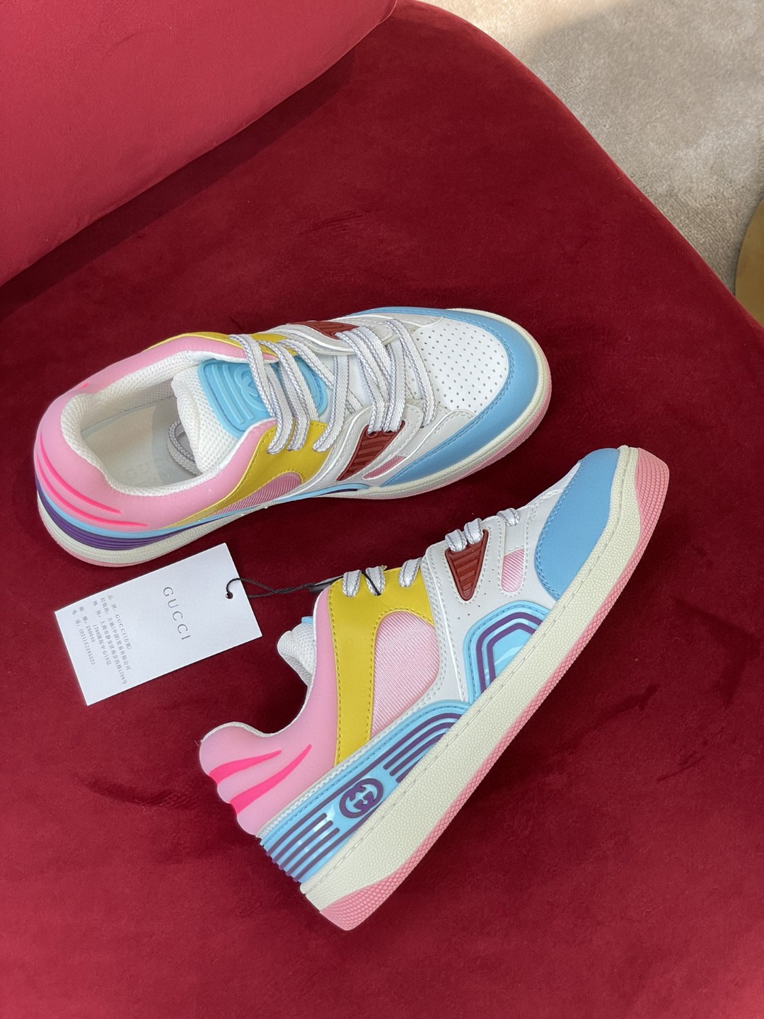 Gvc*1 Women’s Sneaker Gvc*1 Basket Donna Light Blue Demetra For Women ‎700291 2SHW0 4870