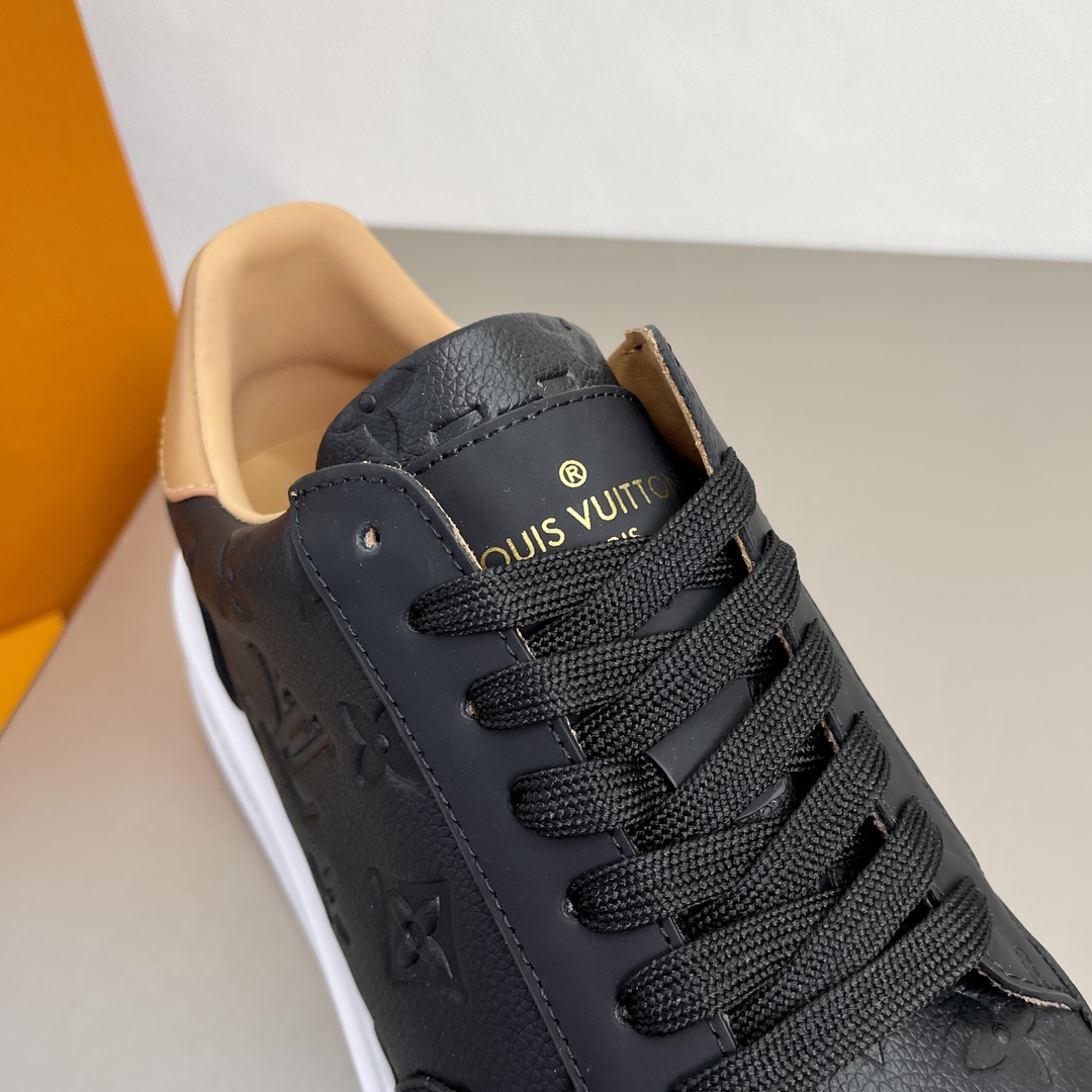 L0vis Vuittion Beverly Hills Sneaker Black For Men LV 1A8V43