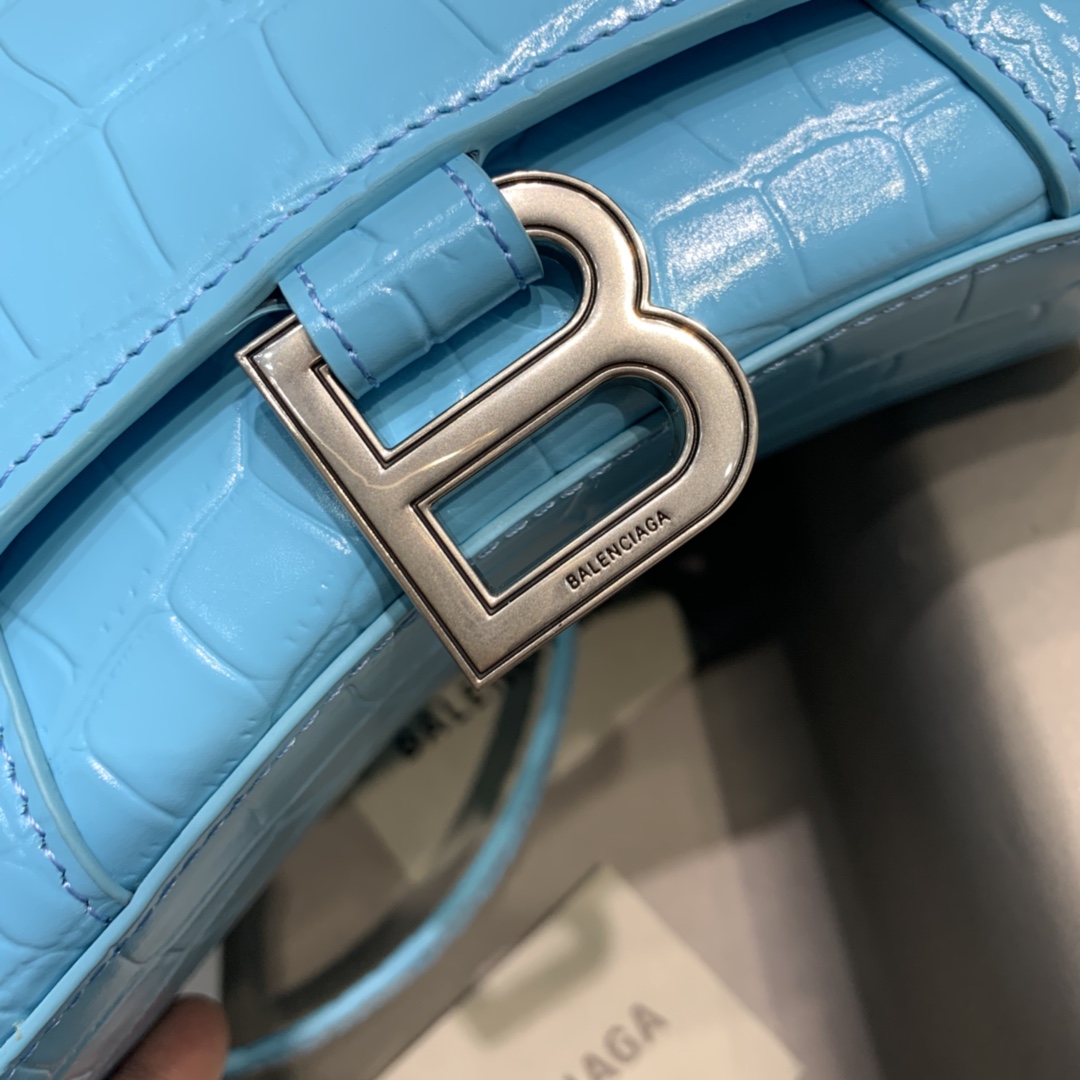 Ba1en*iaga Hourglass Small Handbag In Blue, For Women, Women’s Bags 9in/23cm