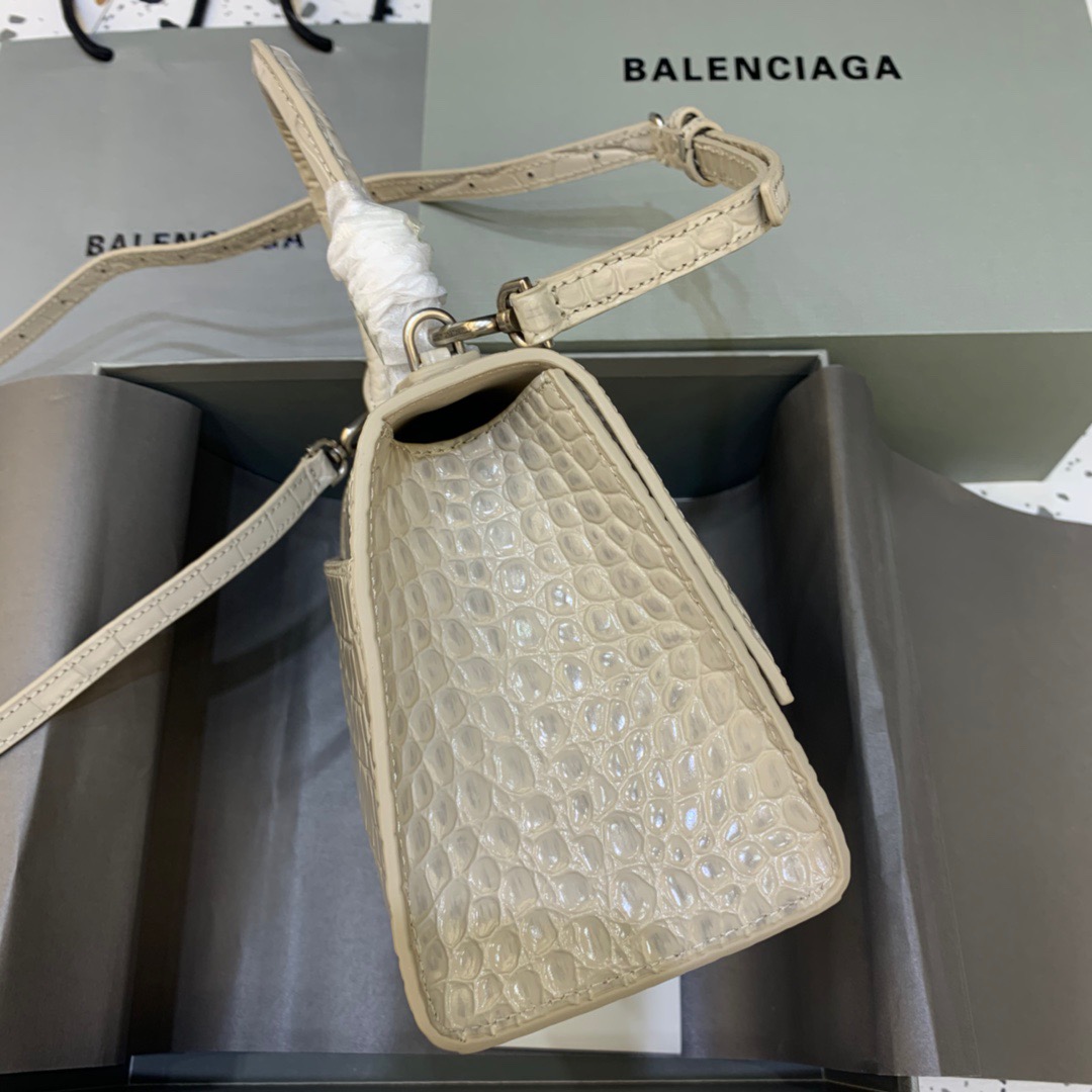 Ba1en*iaga Hourglass Small Handbag In Beige, For Women, Women’s Bags 9in/23cm