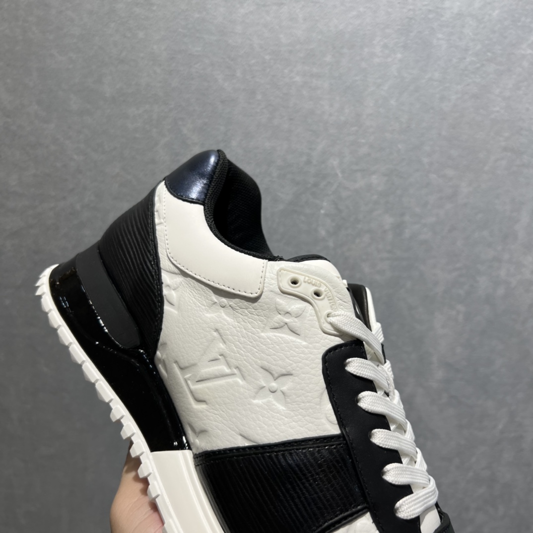 L0vis Vvtt0n Run Away Sneaker White Black For Men LV