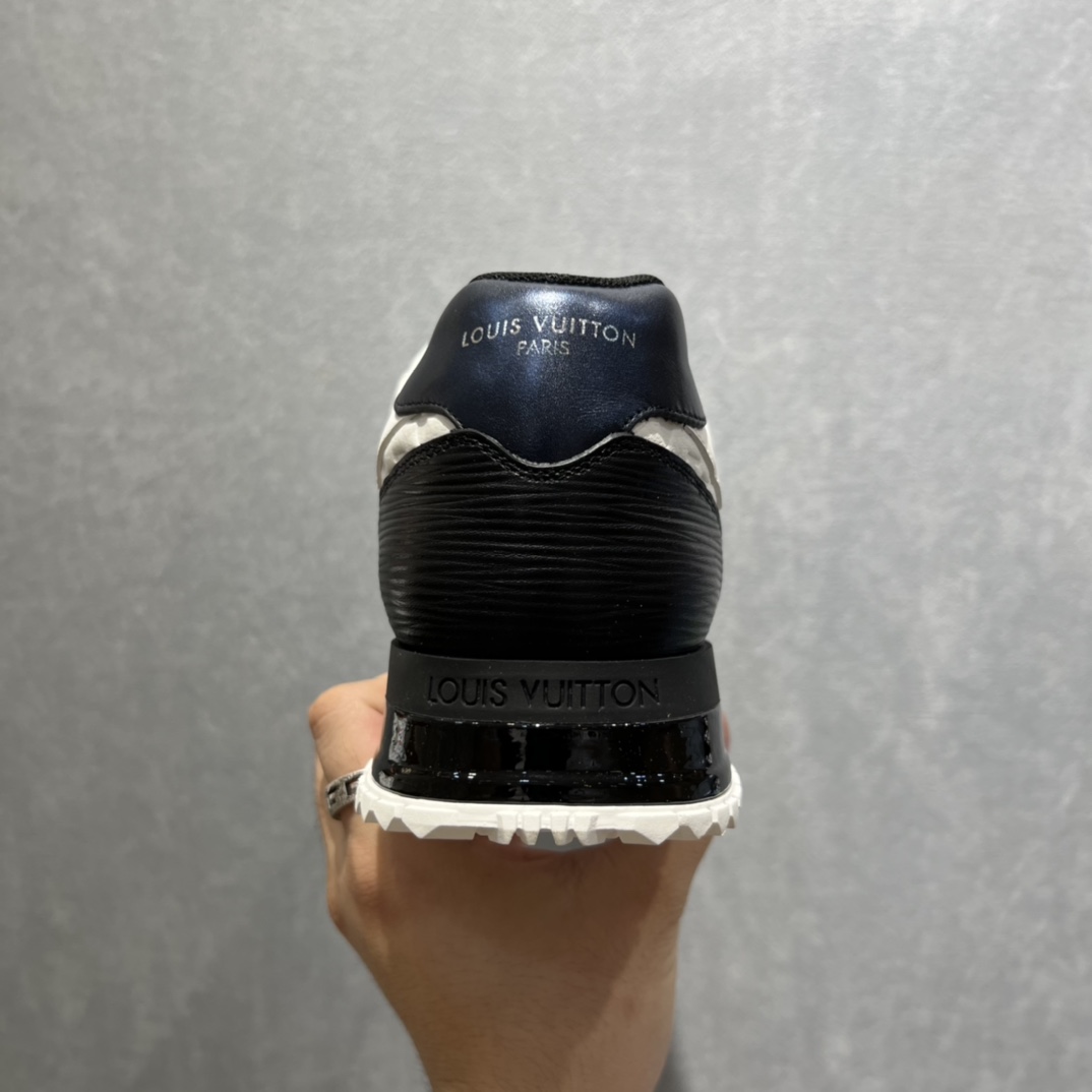 L0vis Vvtt0n Run Away Sneaker White Black For Men LV