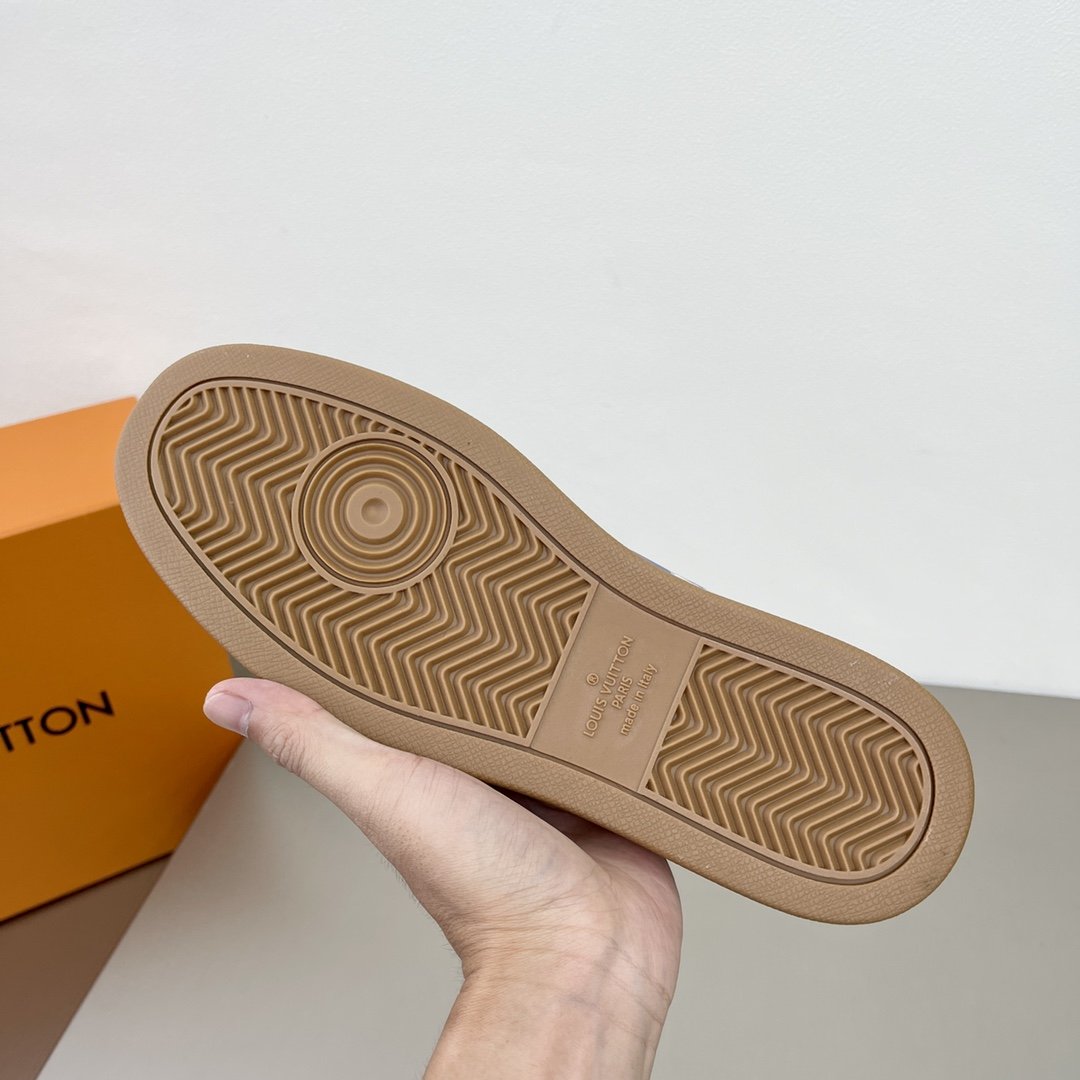 L0vis Vuittion Rivoli Sneaker Black And White For Men LV