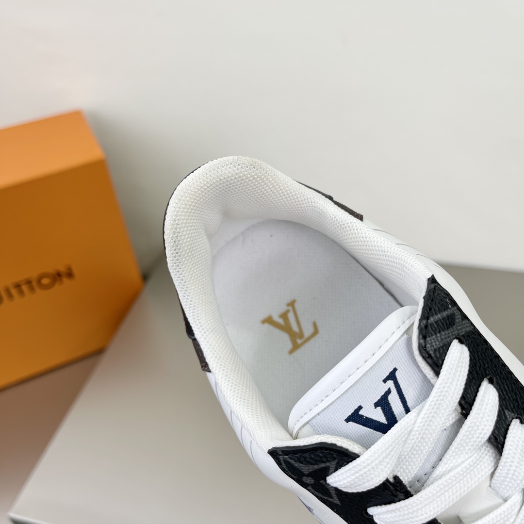L0vis Vuittion Rivoli Sneaker Black And White For Men LV