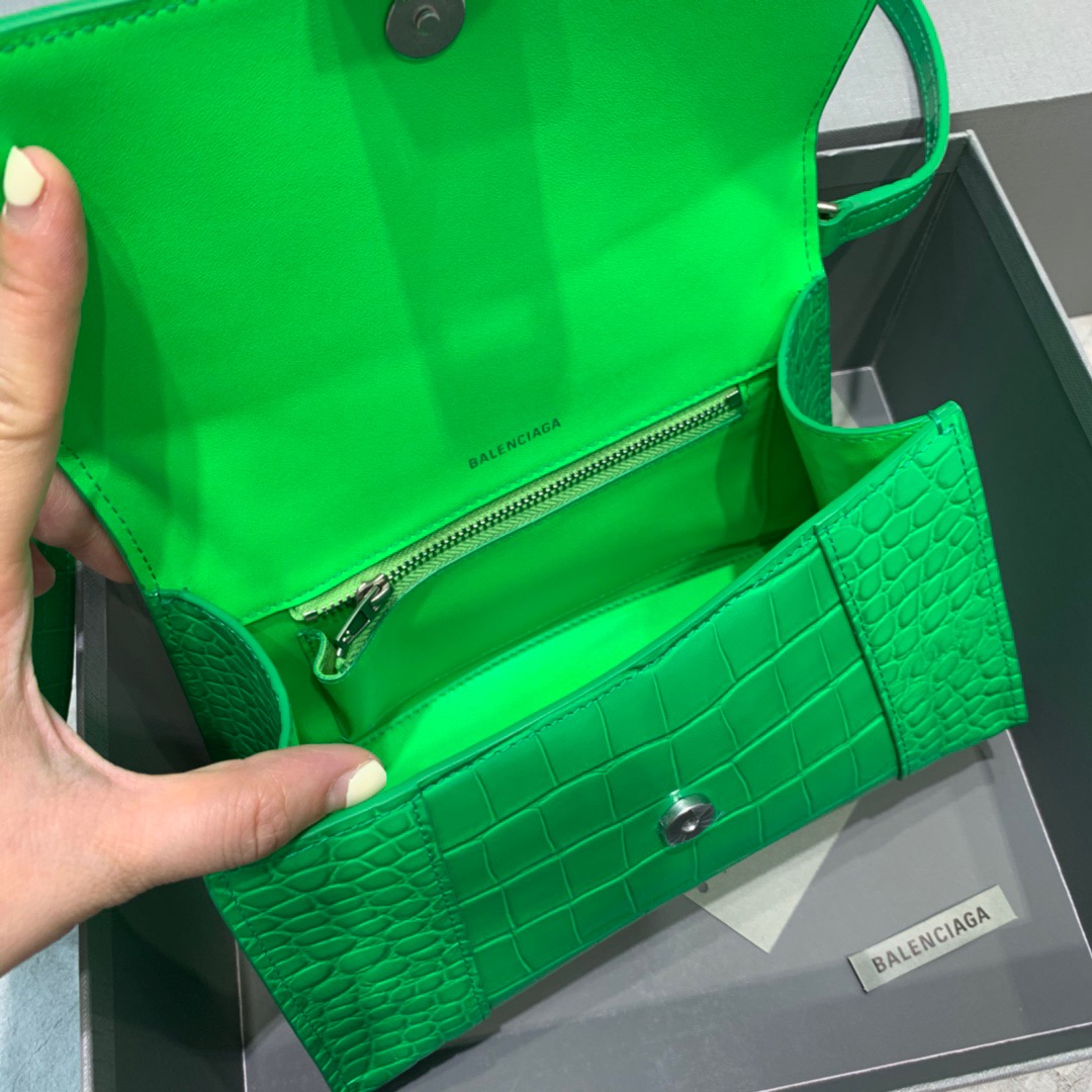 Ba1en*iaga Hourglass Small Handbag In Green, For Women, Women’s Bags 9in/23cm