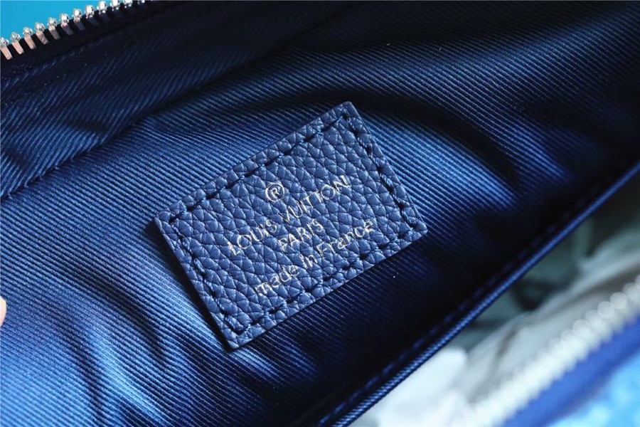 L0vis Vvtt0n Trio Messenger Ink Watercolor Blue For Men, Men’s Bags, Shoulder And Crossbody Bags 9.5in/25cm LV M57840