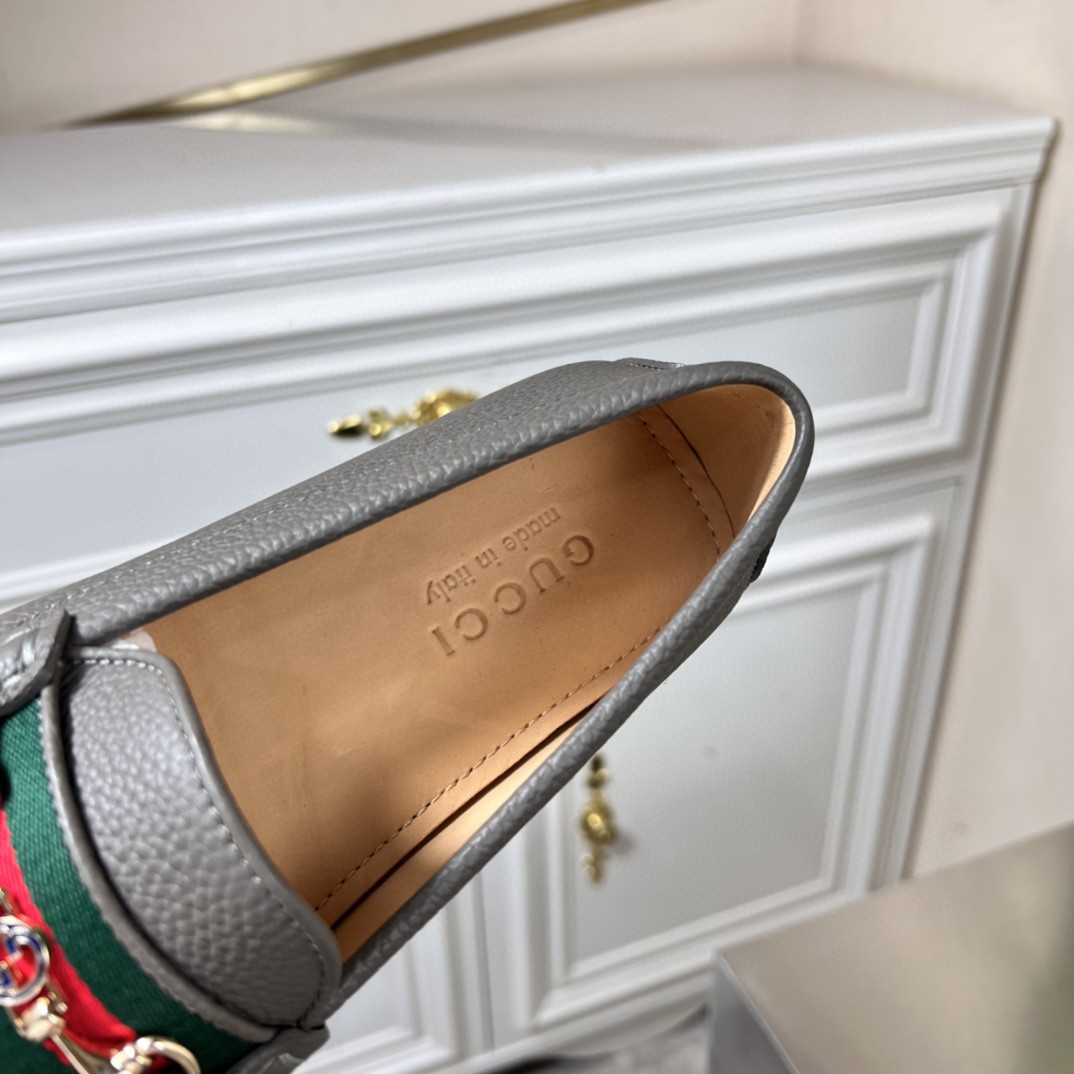 Gvc*1 Men’s Loafers With Web Details Dark Gray For Men 6246981