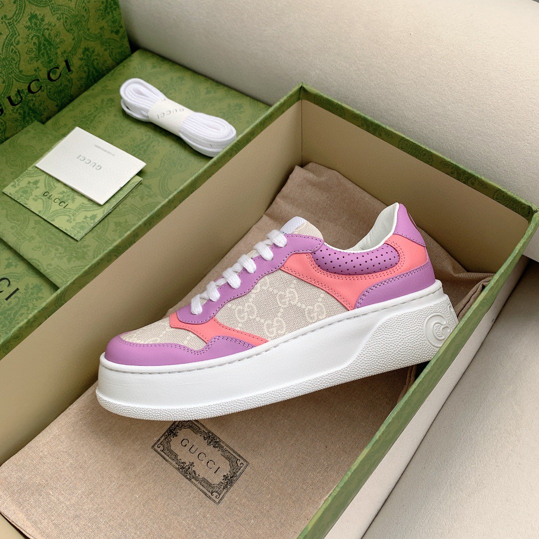 Gvc*1 Men’s GG Sneaker Pink And Purple Svp*me For Men ‎‎670408 UPG90 5471