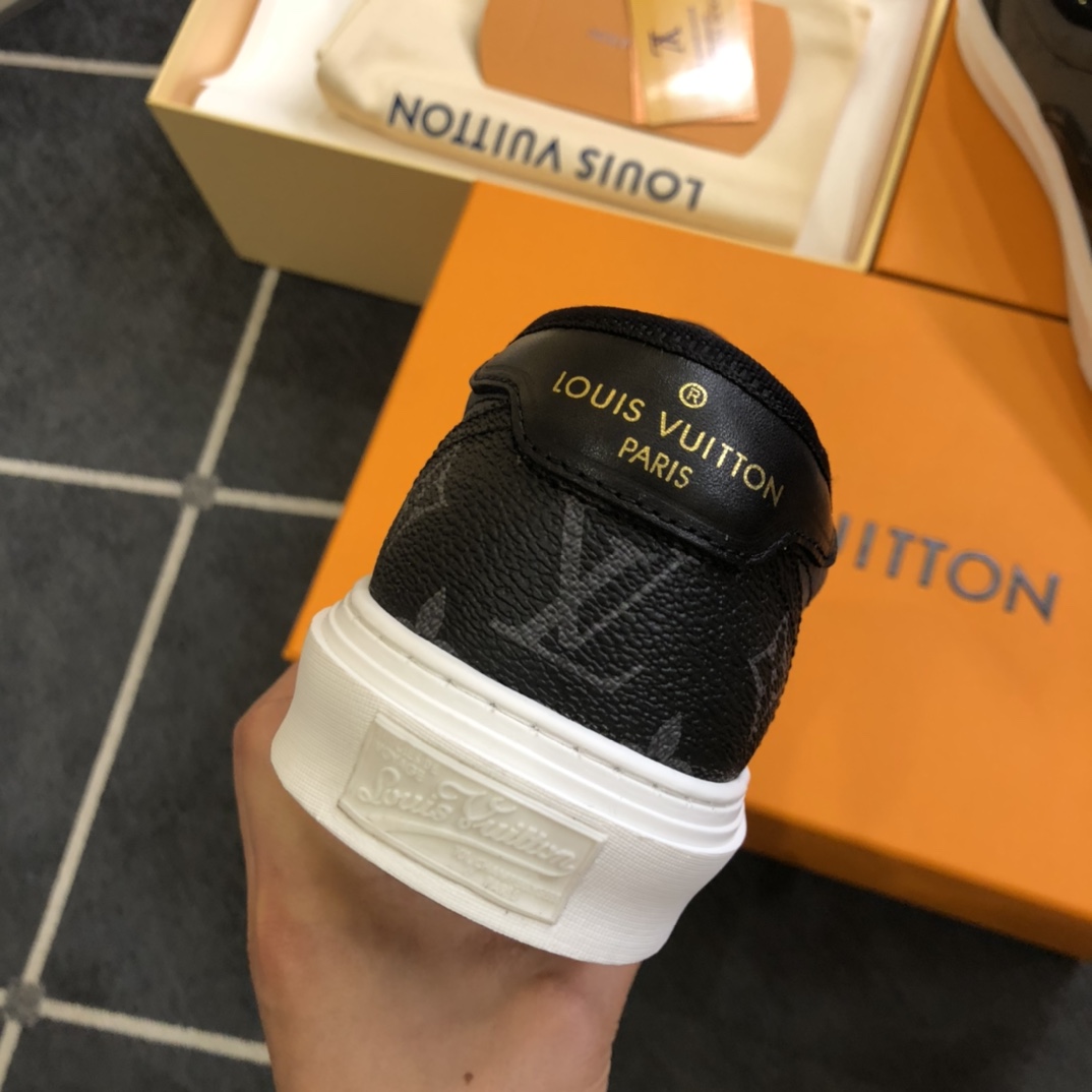 L0vis Vvtt0n LV Trocadero Richelieu Sneaker Black For Men LV