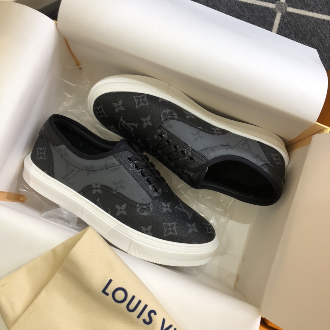 L0vis Vvtt0n LV Trocadero Richelieu Sneaker Black For Men LV