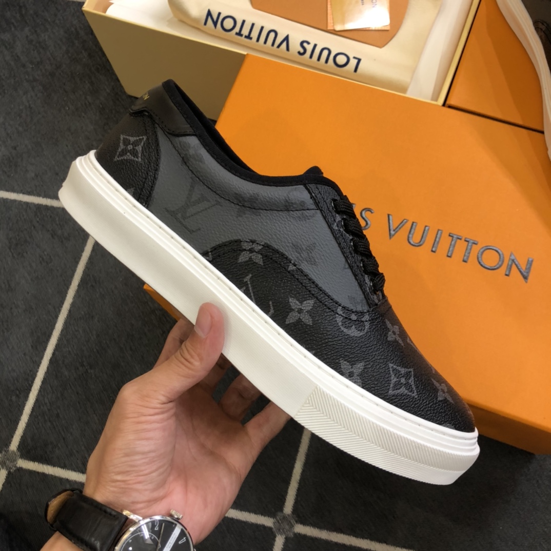 L0vis Vvtt0n LV Trocadero Richelieu Sneaker Black For Men LV