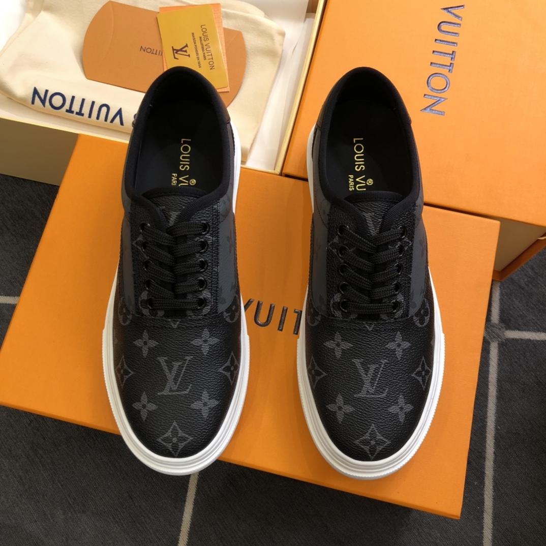 L0vis Vvtt0n LV Trocadero Richelieu Sneaker Black For Men LV