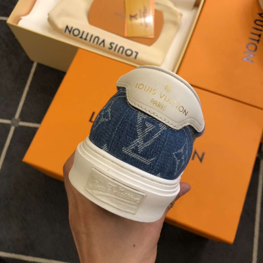 L0vis Vvtt0n LV Trocadero Richelieu Sneaker Blue For Men LV