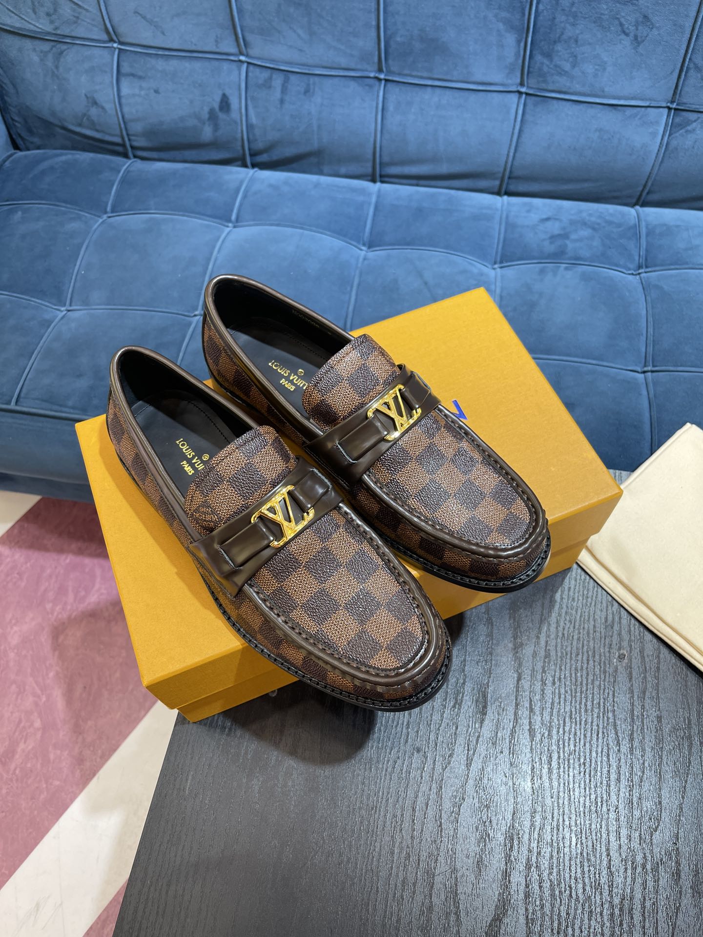 L0vis Vuittion Major Loafer Brown For Men LV