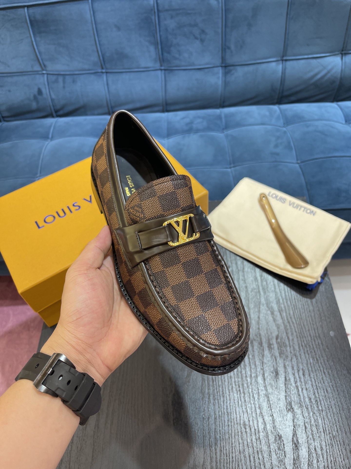 L0vis Vuittion Major Loafer Brown For Men LV