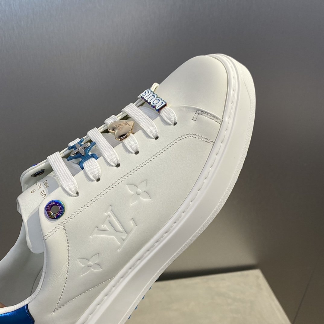 L0vis Vuittion Time Out Sneaker Blue For Men LV