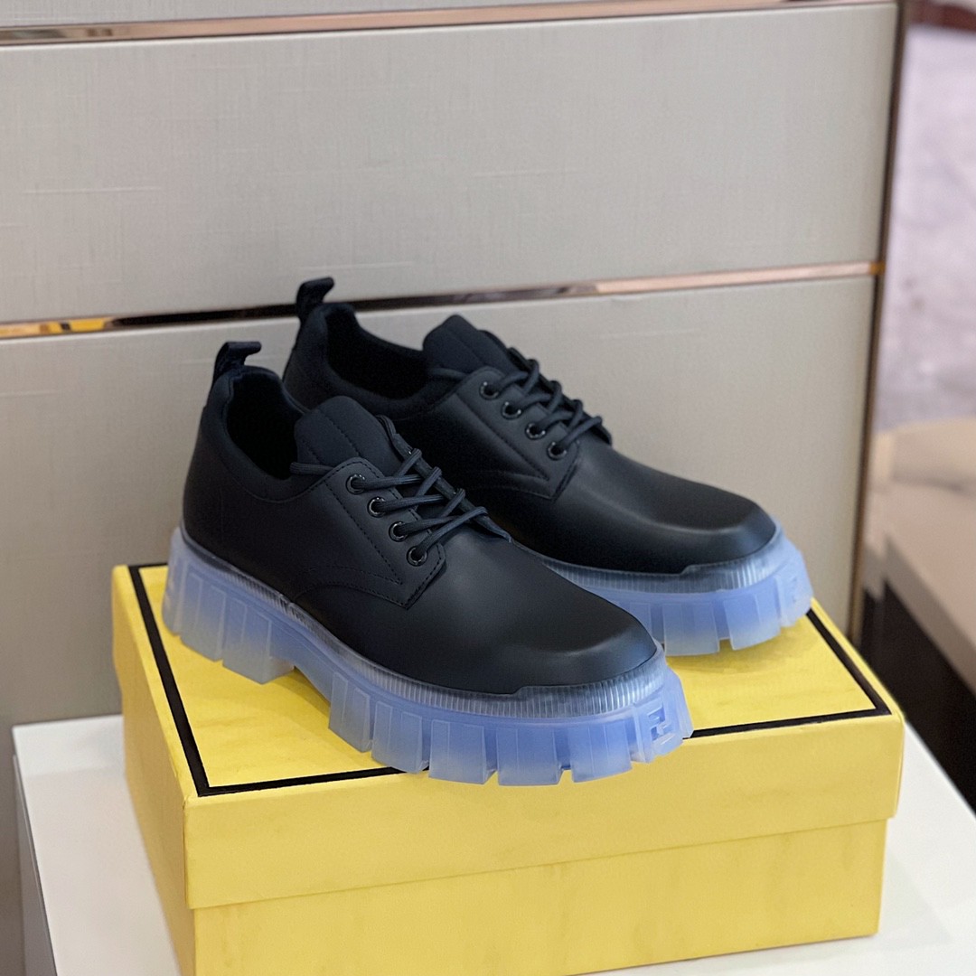 F**di Force Black Boots For Men 7L1451AD74