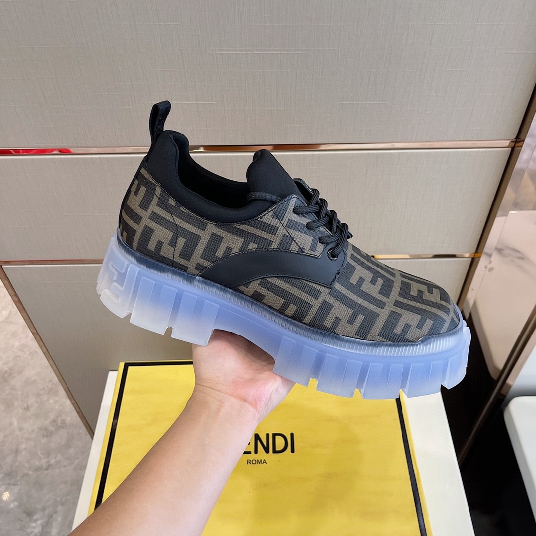 F**di Force Brown Boots For Men