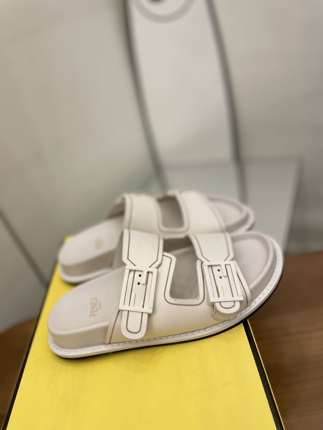F**di Feel Slides White For Women