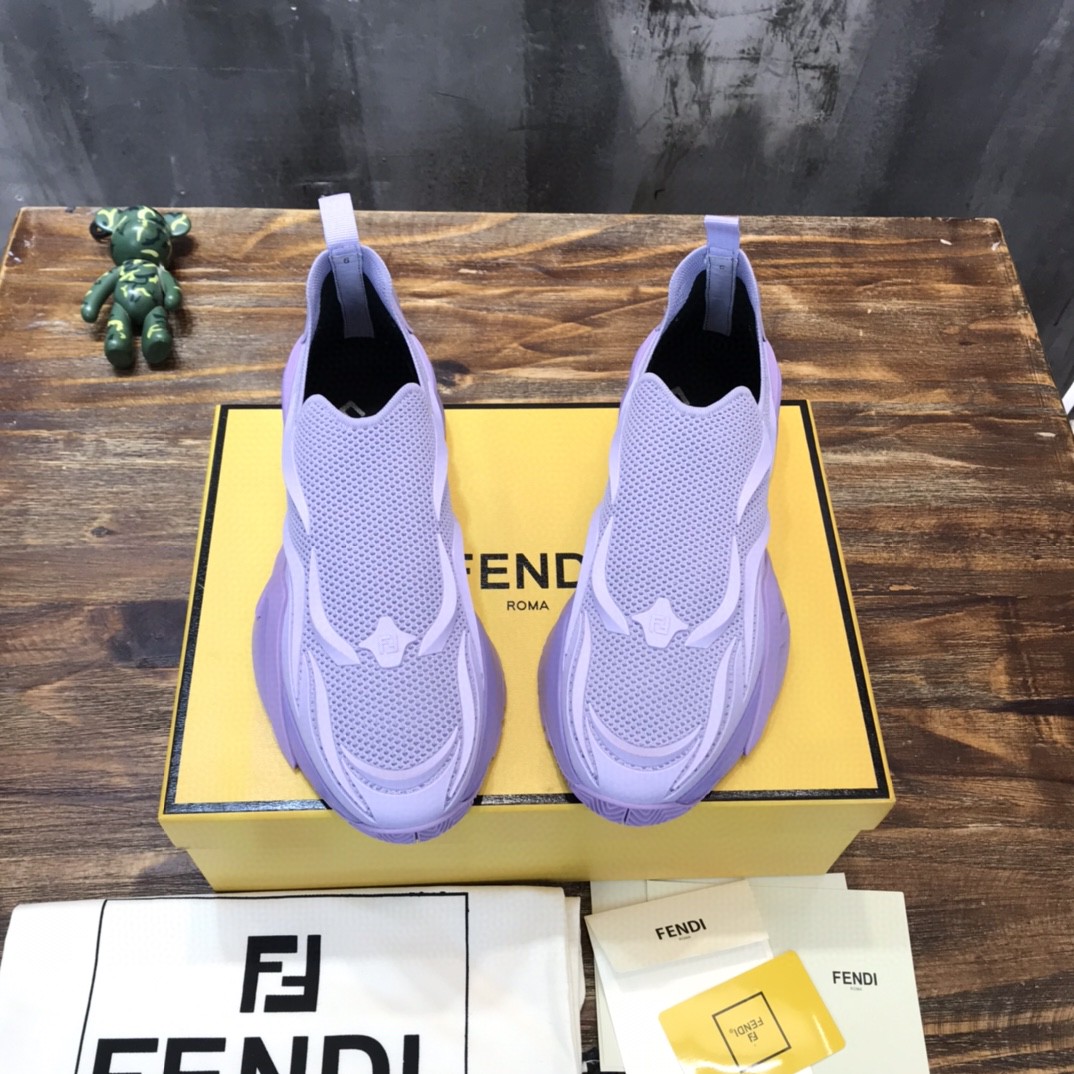 F**di Flow Purple Sneakers For Men 7E1504AHI8F1GB9