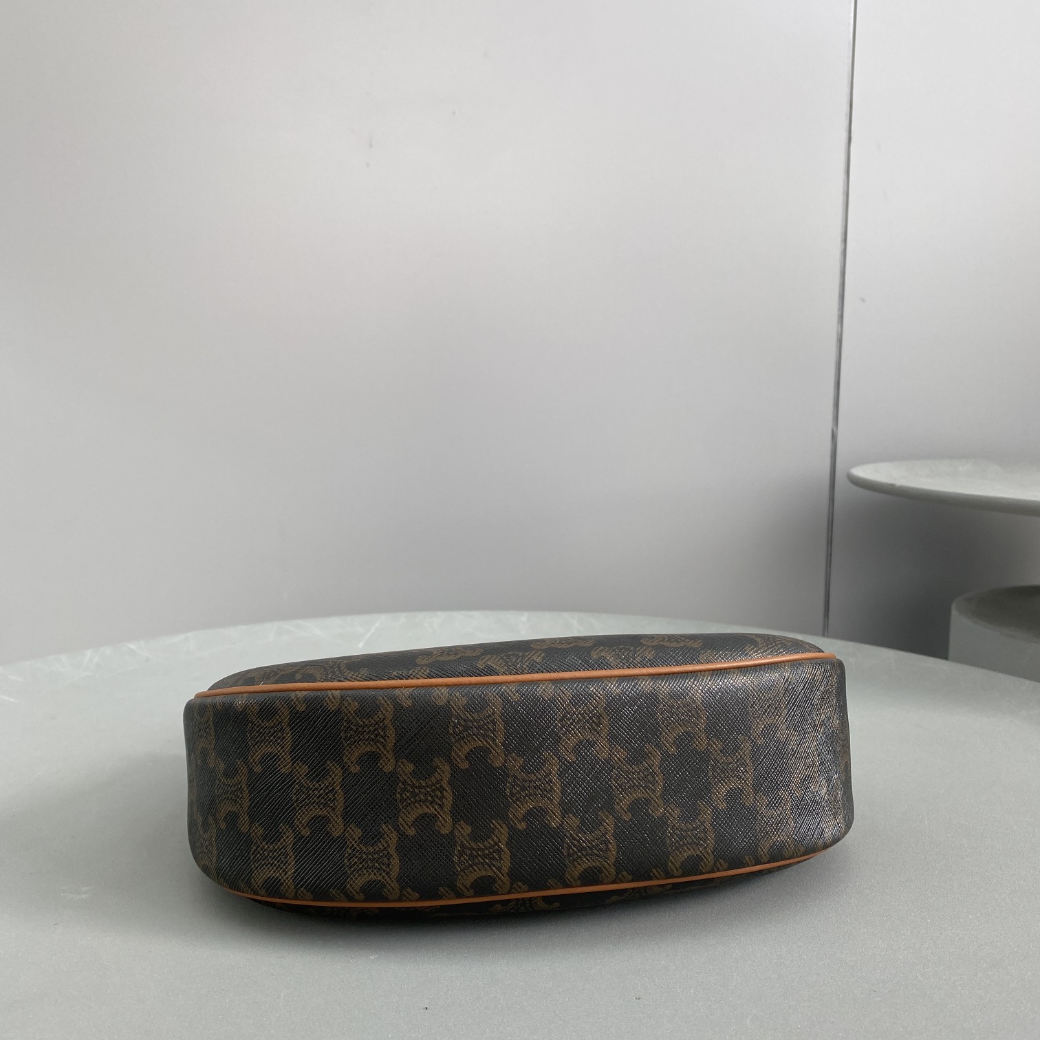 Ce1i*e Ava Bag In Triomphe Canvas Brown For Women 9in/23.5cm 193952BZJ.04LU