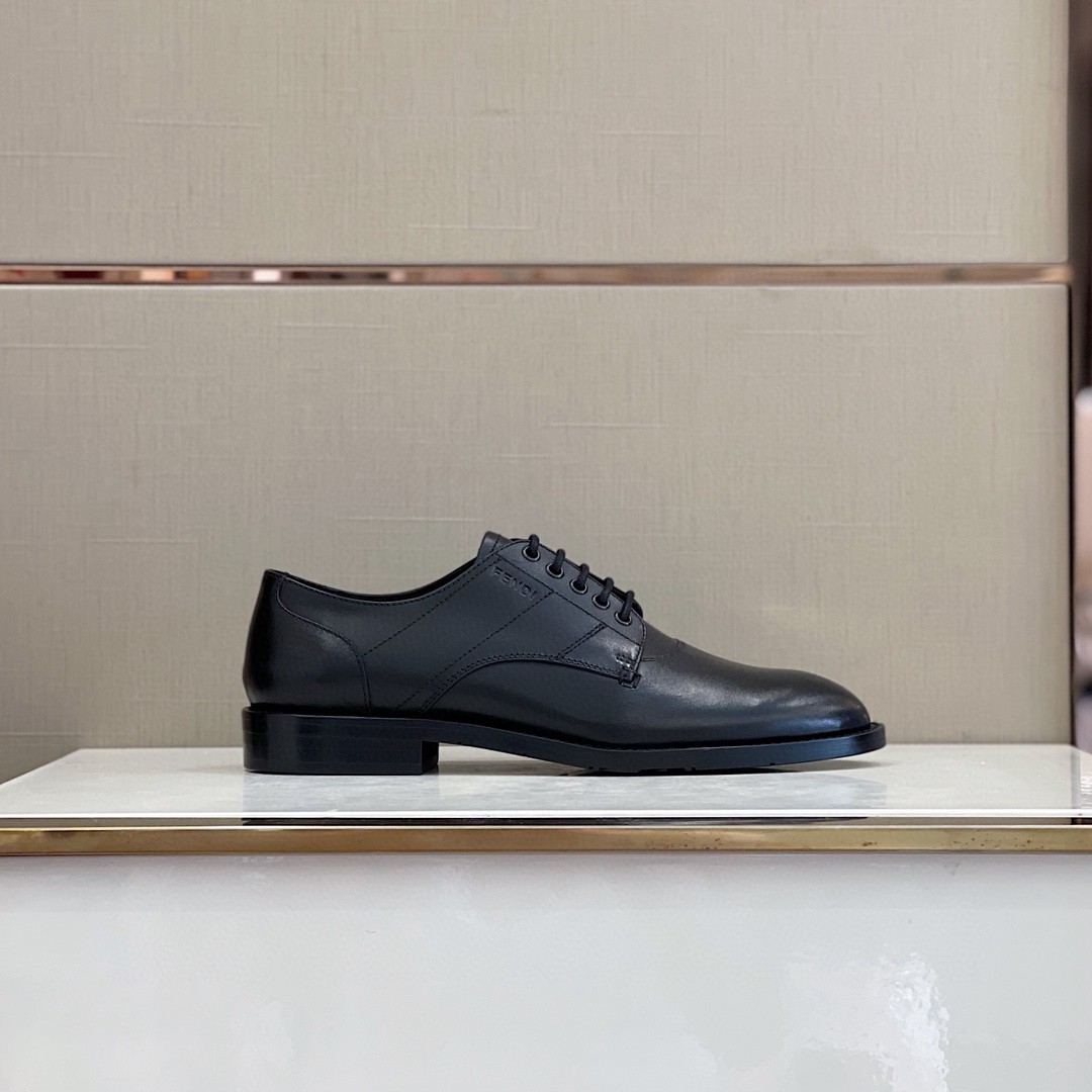 F**di Force Matte Black Shoes For Men