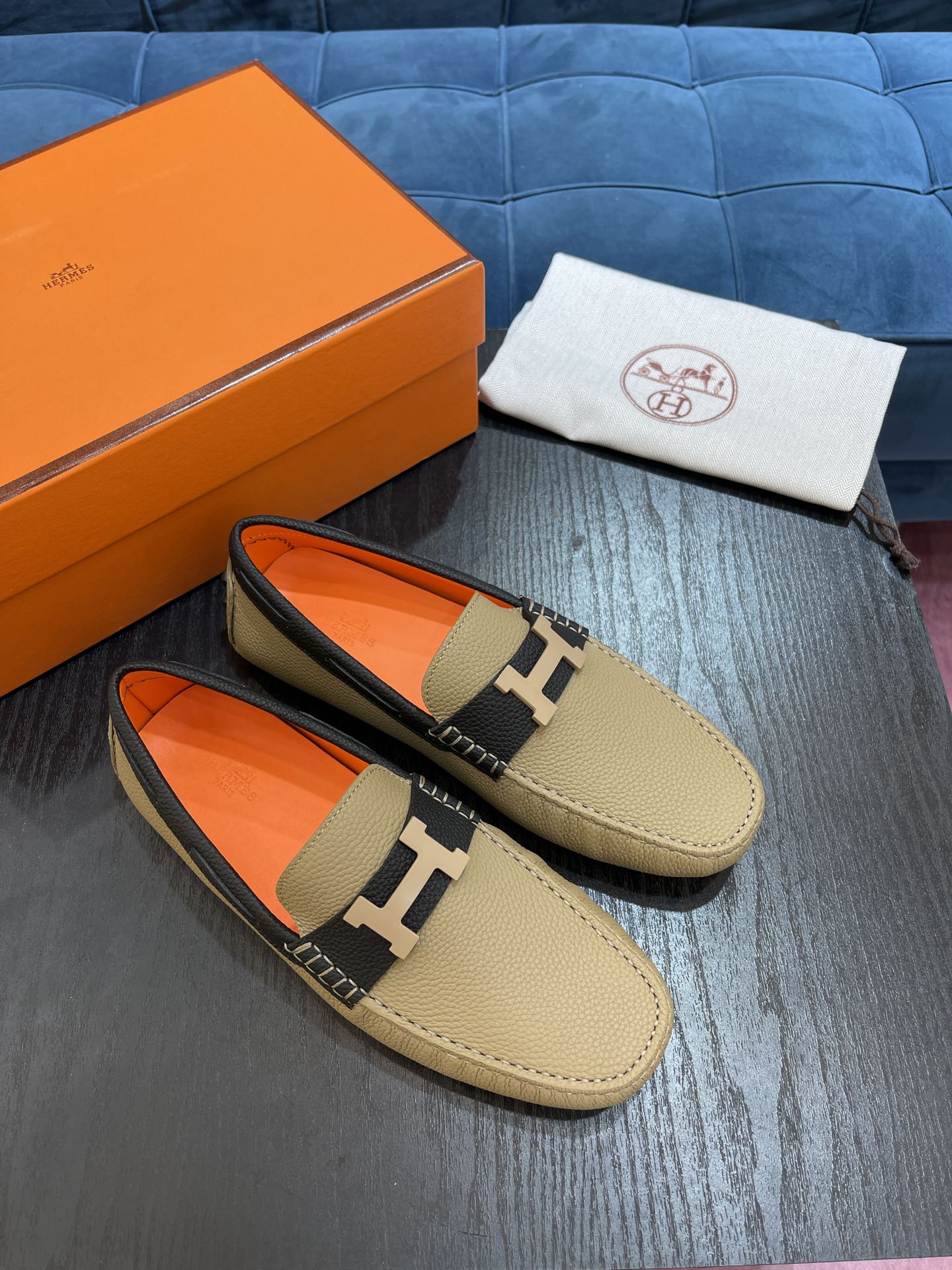 H**me5 Irving Loafer Beige For Men
