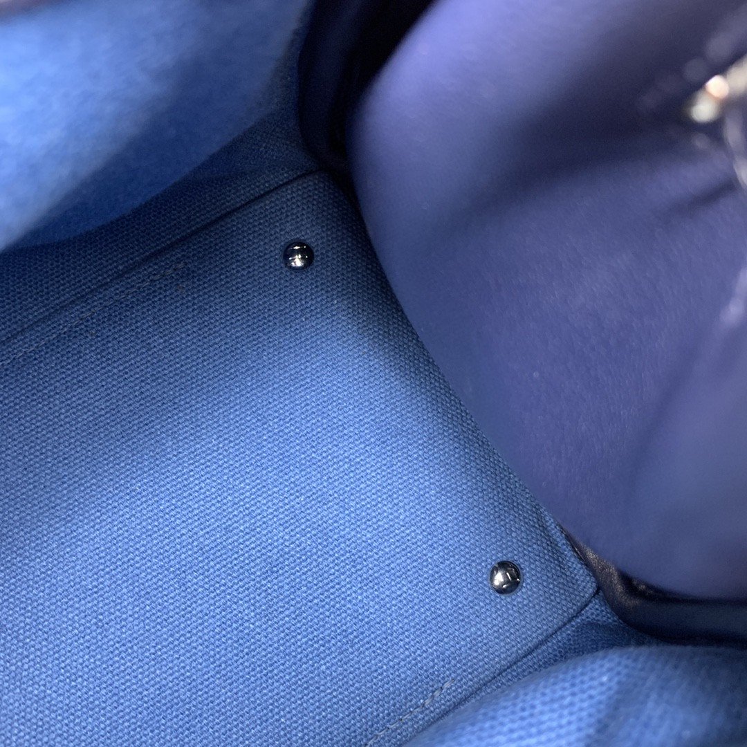 H**me5 Birkin Cargo 25 Blue, Silver Toned Hardware Bag For Women, Women’s Handbags, Shoulder Bags 9.8in/25cm