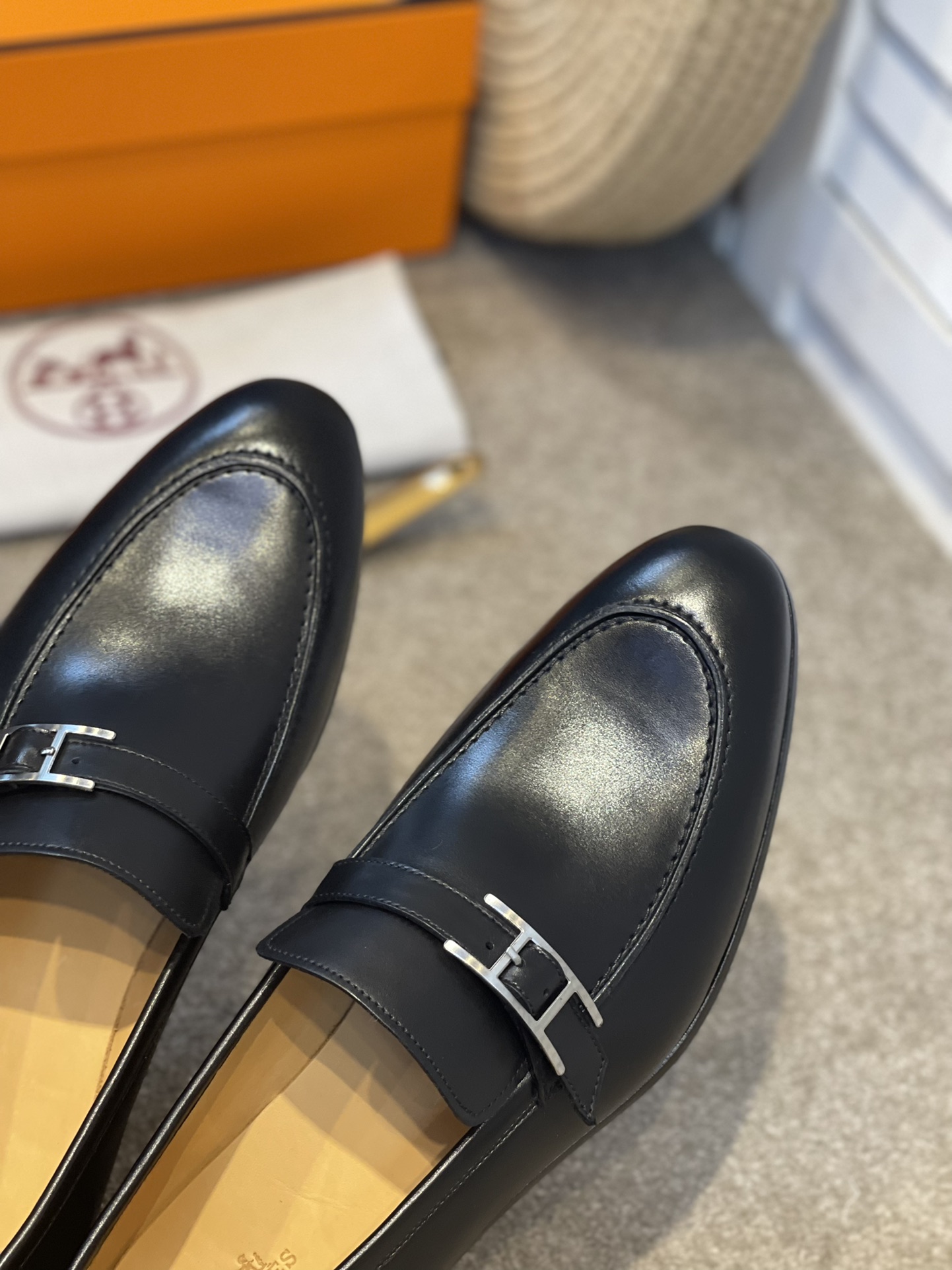 H**me5 Monterey Loafer Black For Men H171435ZH02395