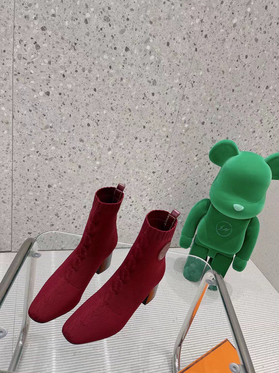 H**me5 Volver 60 Ankle Boots Red For Women 2.4in/6cm