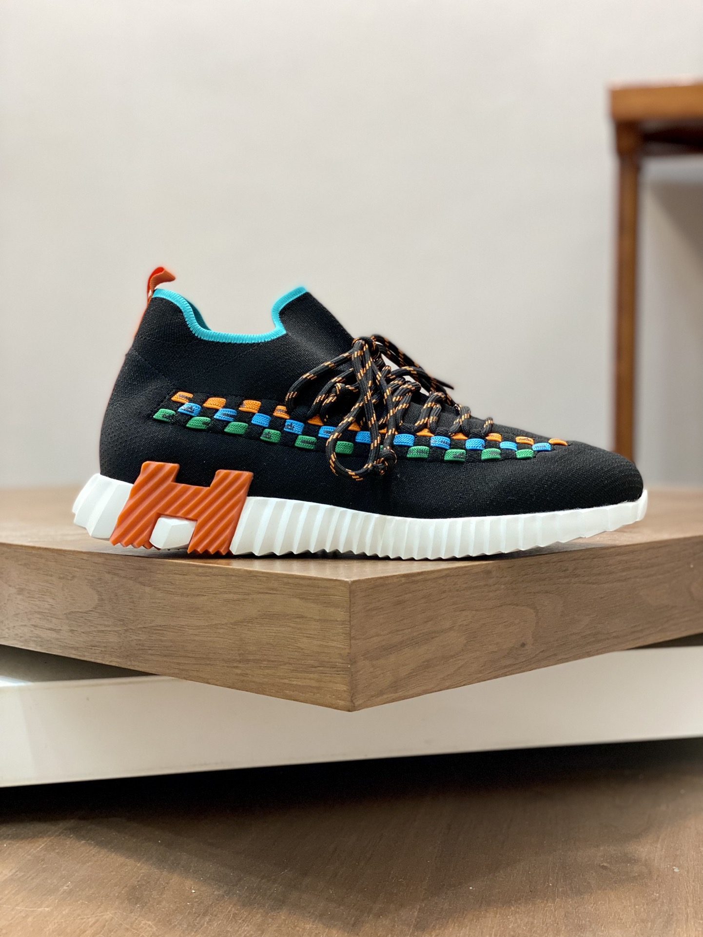 H**me5 Sneakers Flex Black And Blue For Men