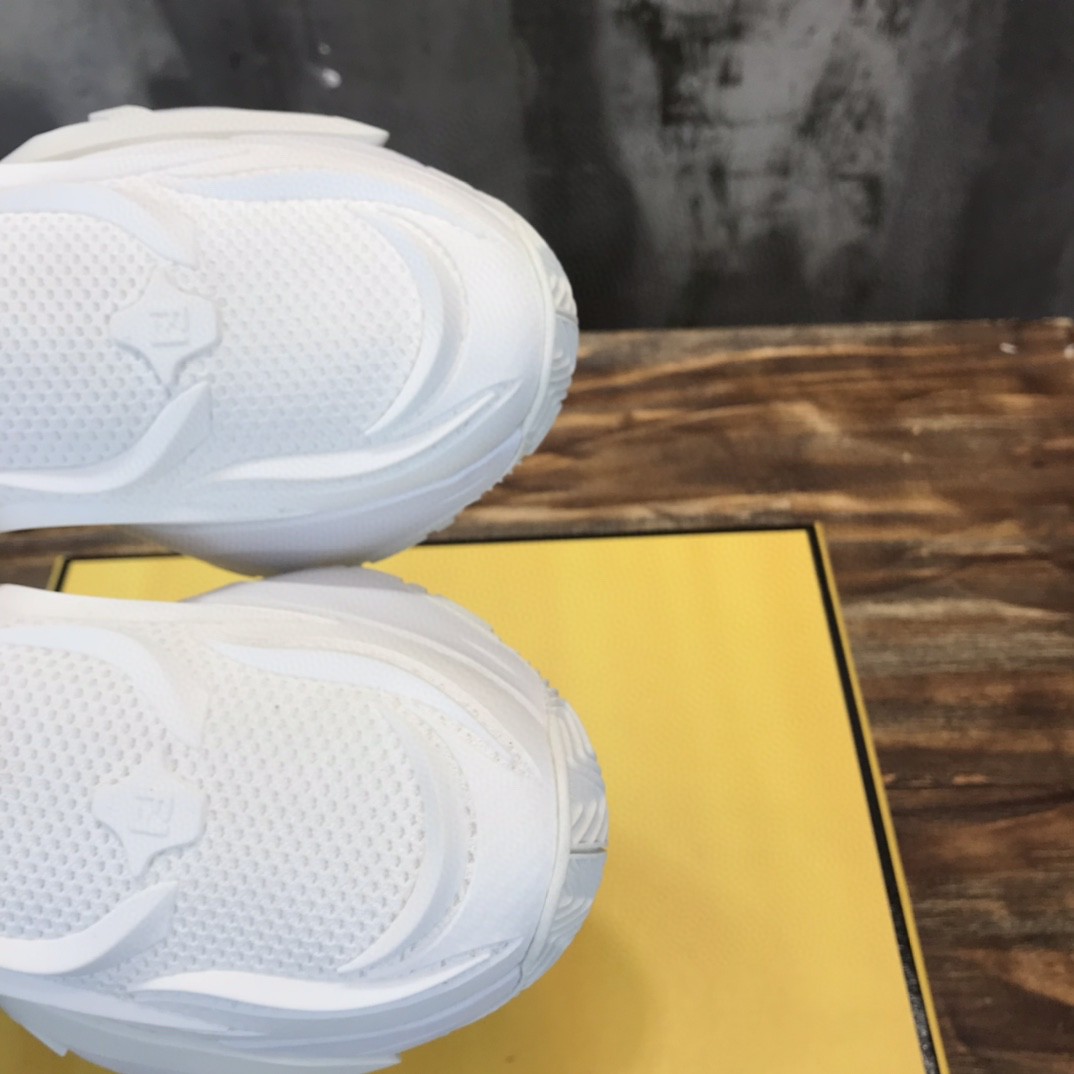 F**di Flow White Sneakers For Men 7E1504AHI8