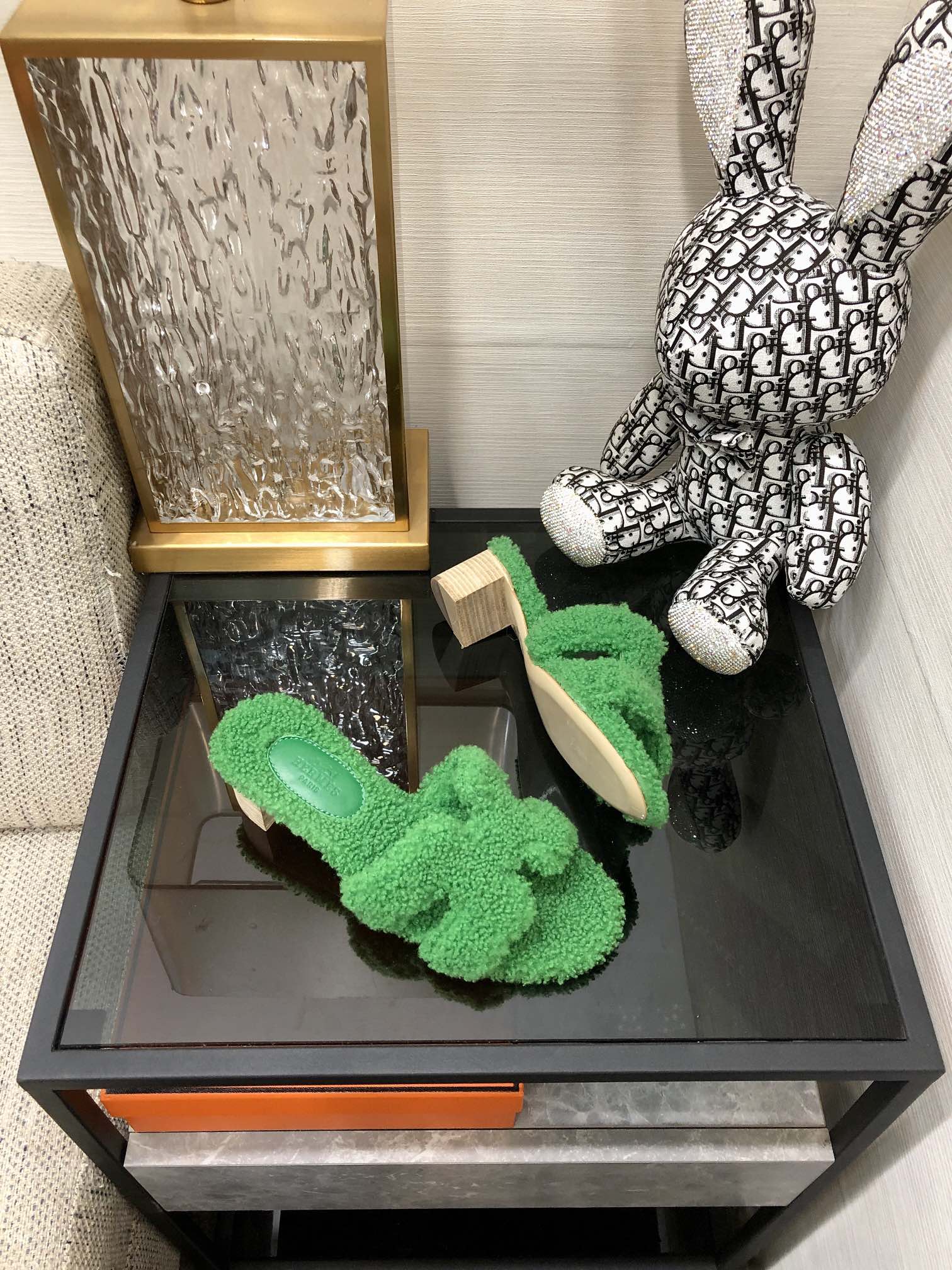 H**me5 Oasis Sandal Green For Women 1.97in/5cm