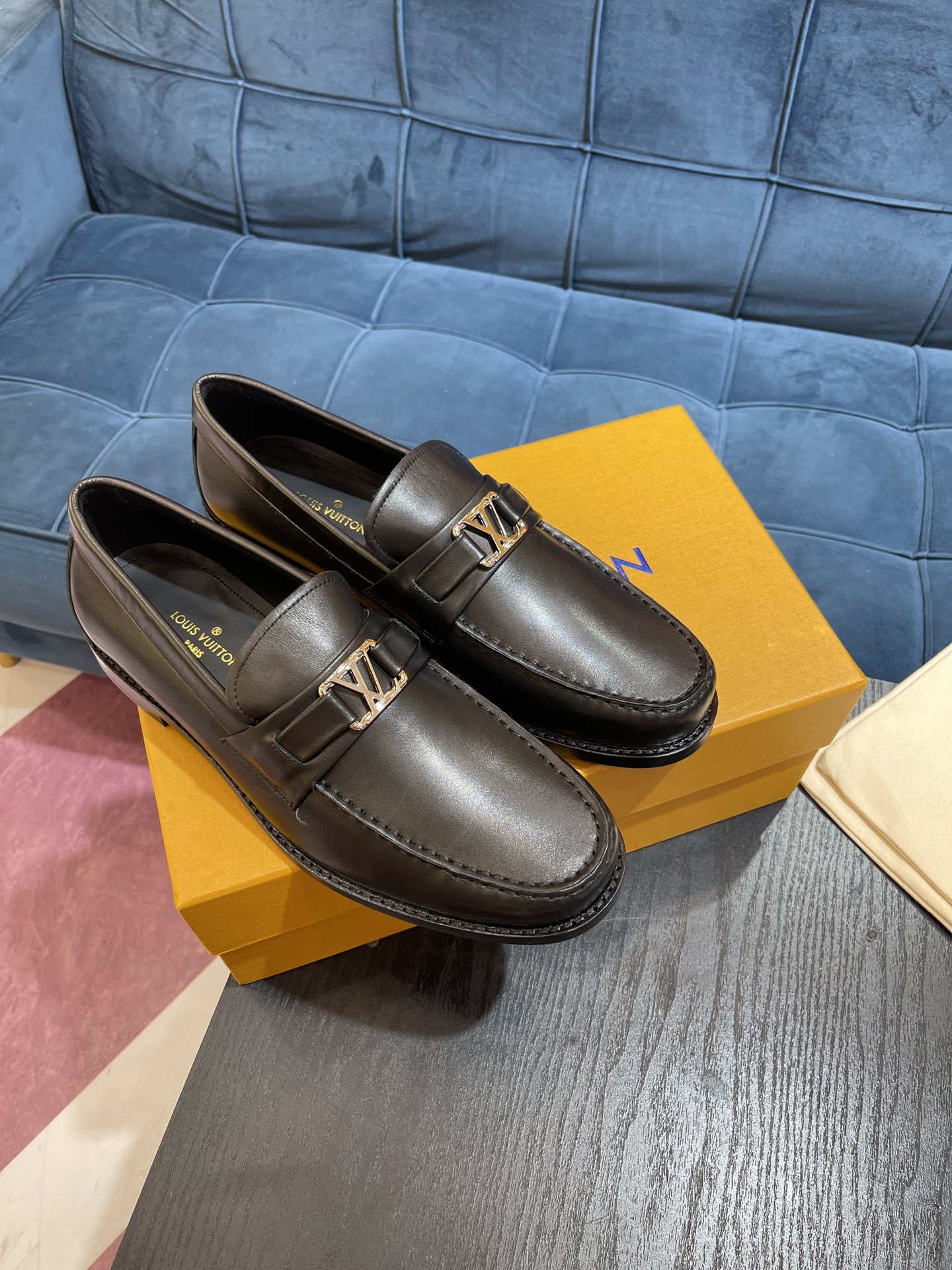 L0vis Vuittion Major Loafer Black For Men LV