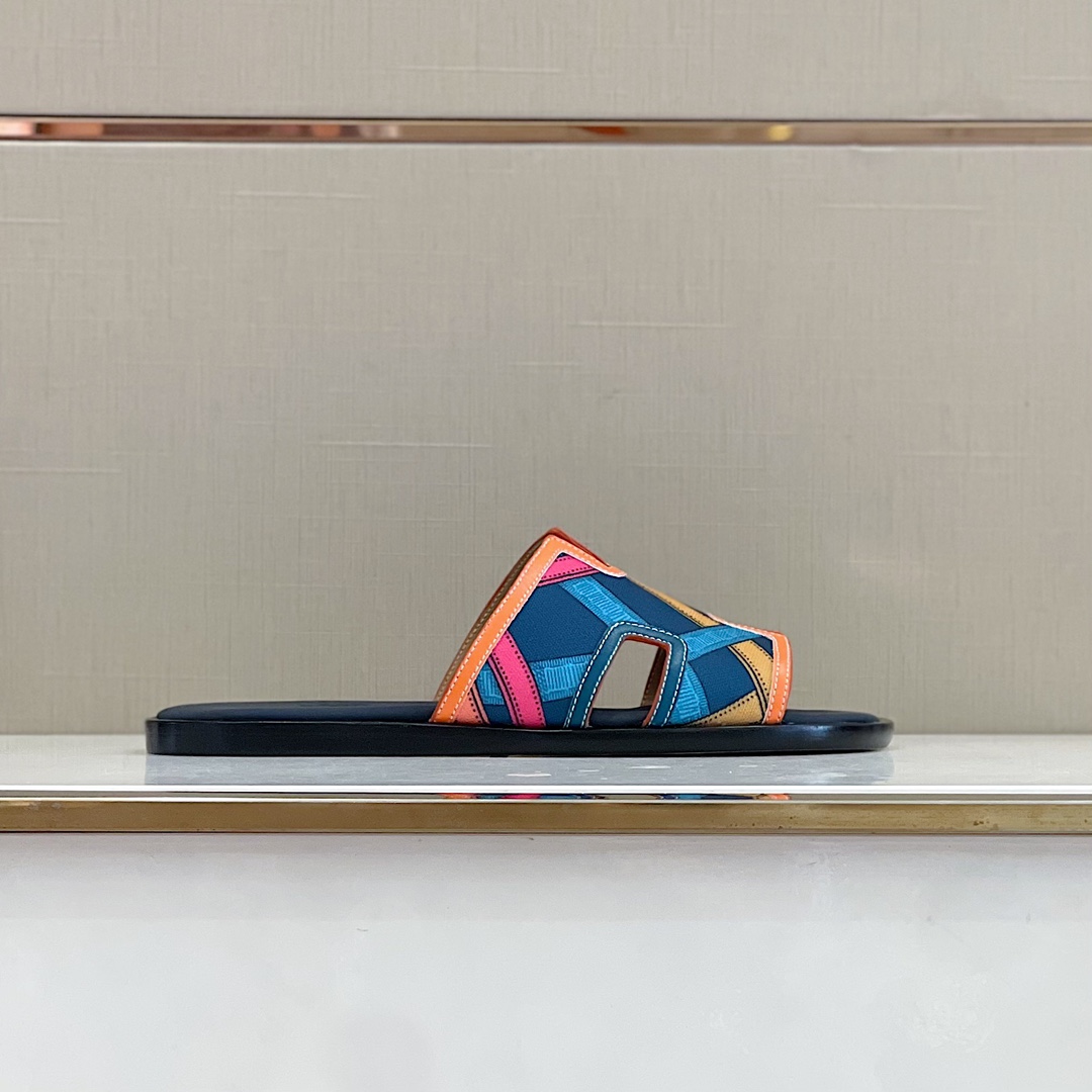 H**me5 Izmir Sandal Orange And Multicolor For Men