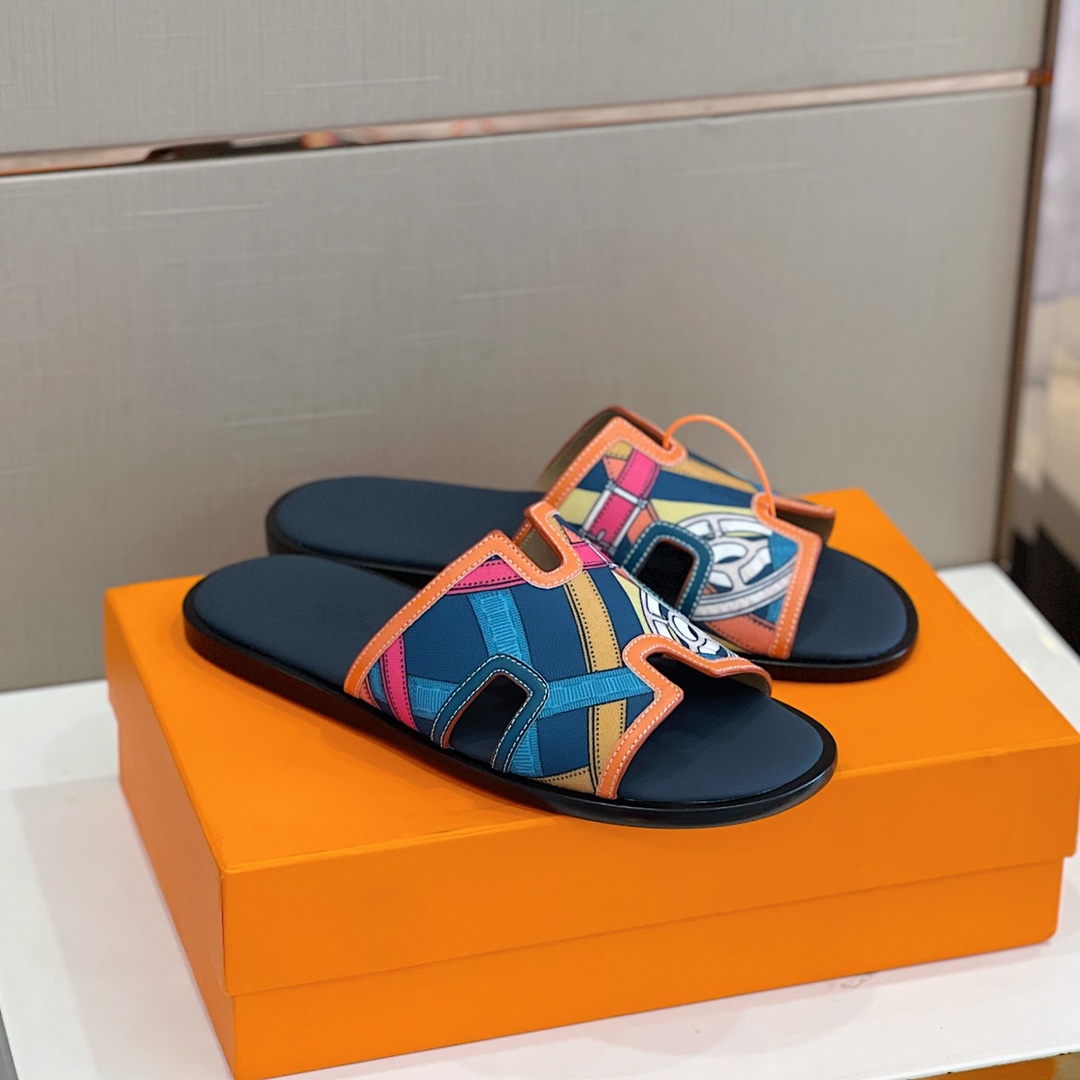 H**me5 Izmir Sandal Orange And Multicolor For Men