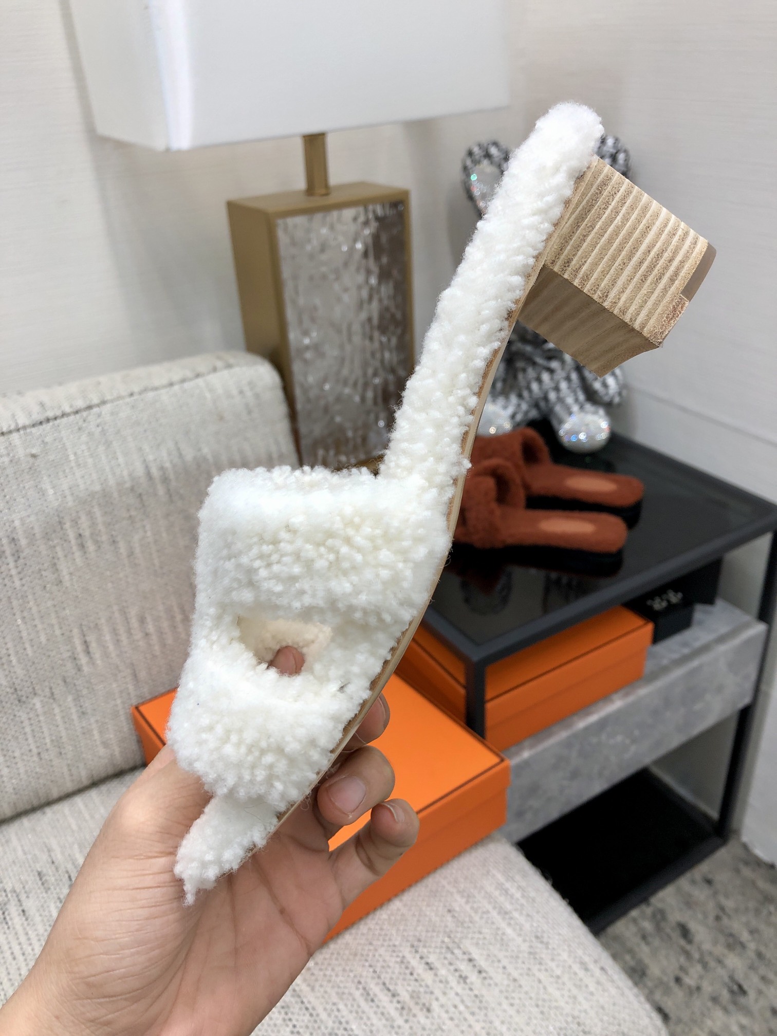 H**me5 Oasis Sandal White For Women 1.97in/5cm