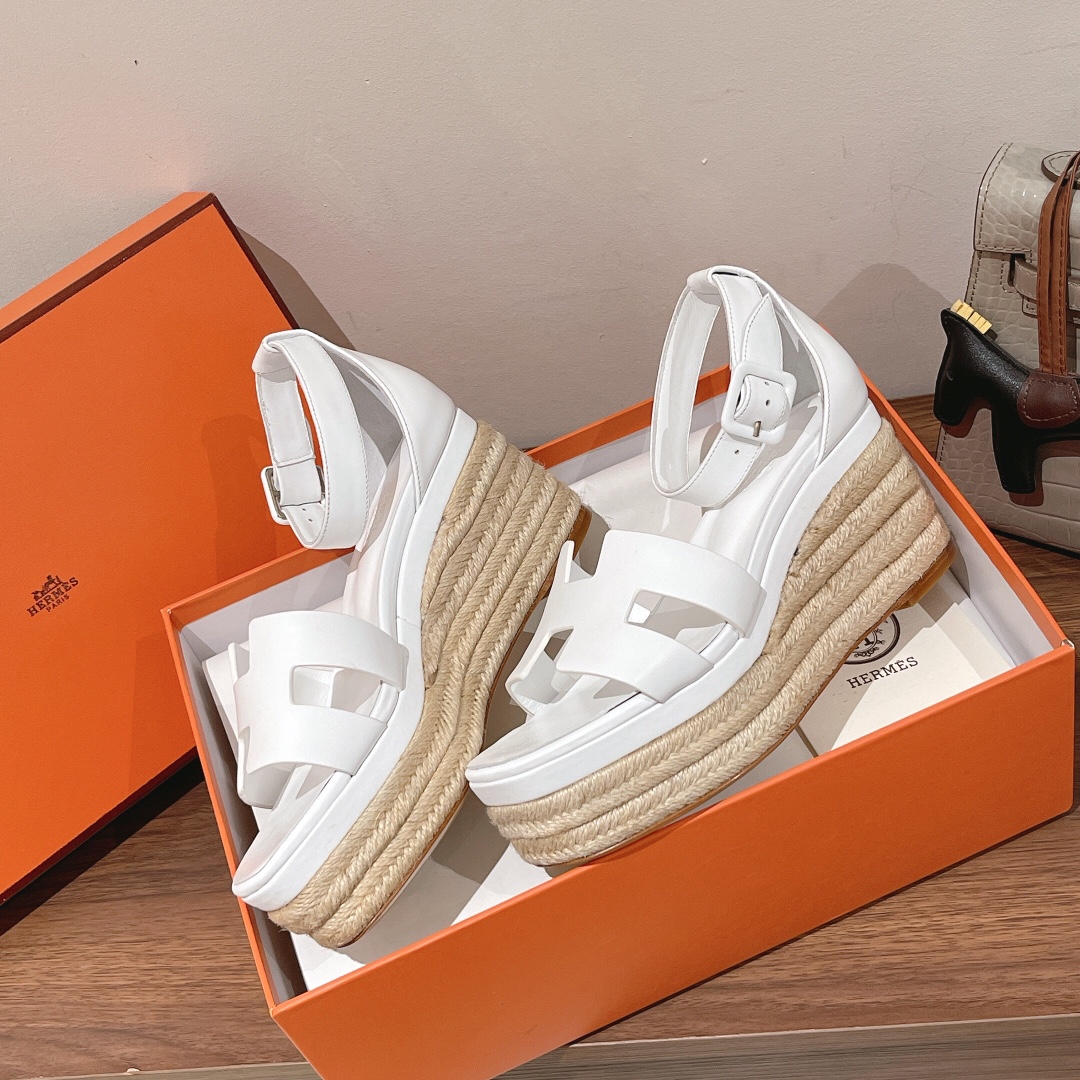 H**me5 Doll 40 Espadrilles White For Women 1.6in/4cm