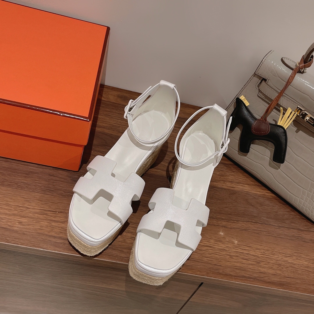 H**me5 Doll 40 Espadrilles White For Women 1.6in/4cm