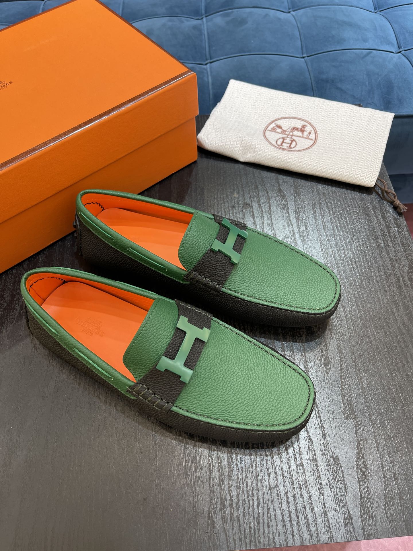 H**me5 Irving Loafer Green For Men